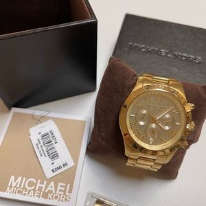 Michael Kors_women gold stainless steel watch